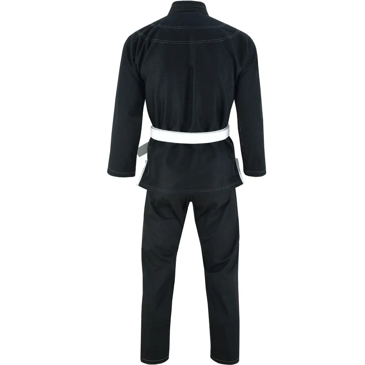 BJJ GI Jaguar Regular Brazilian Jiu Jitsu Kimono Uniform Kids Adult Unisex (Black)