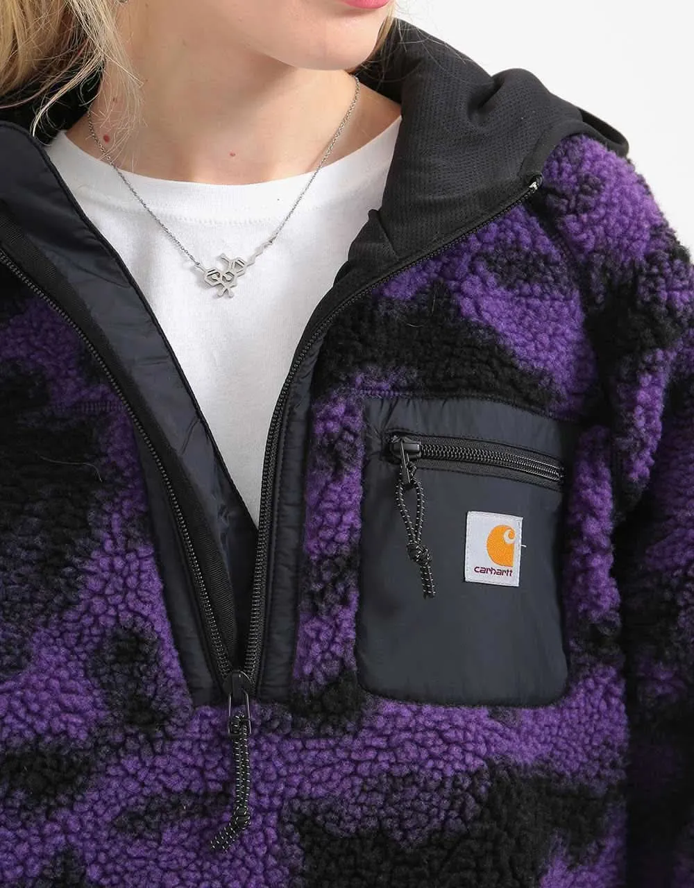 Carhartt WIP Prentis Pullover - Camo Blur Purple