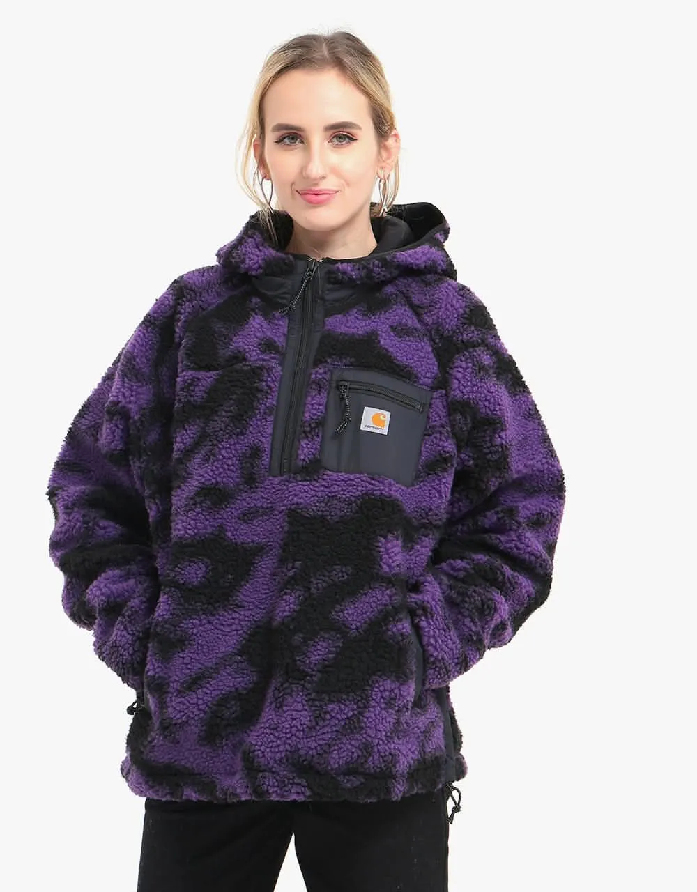 Carhartt WIP Prentis Pullover - Camo Blur Purple