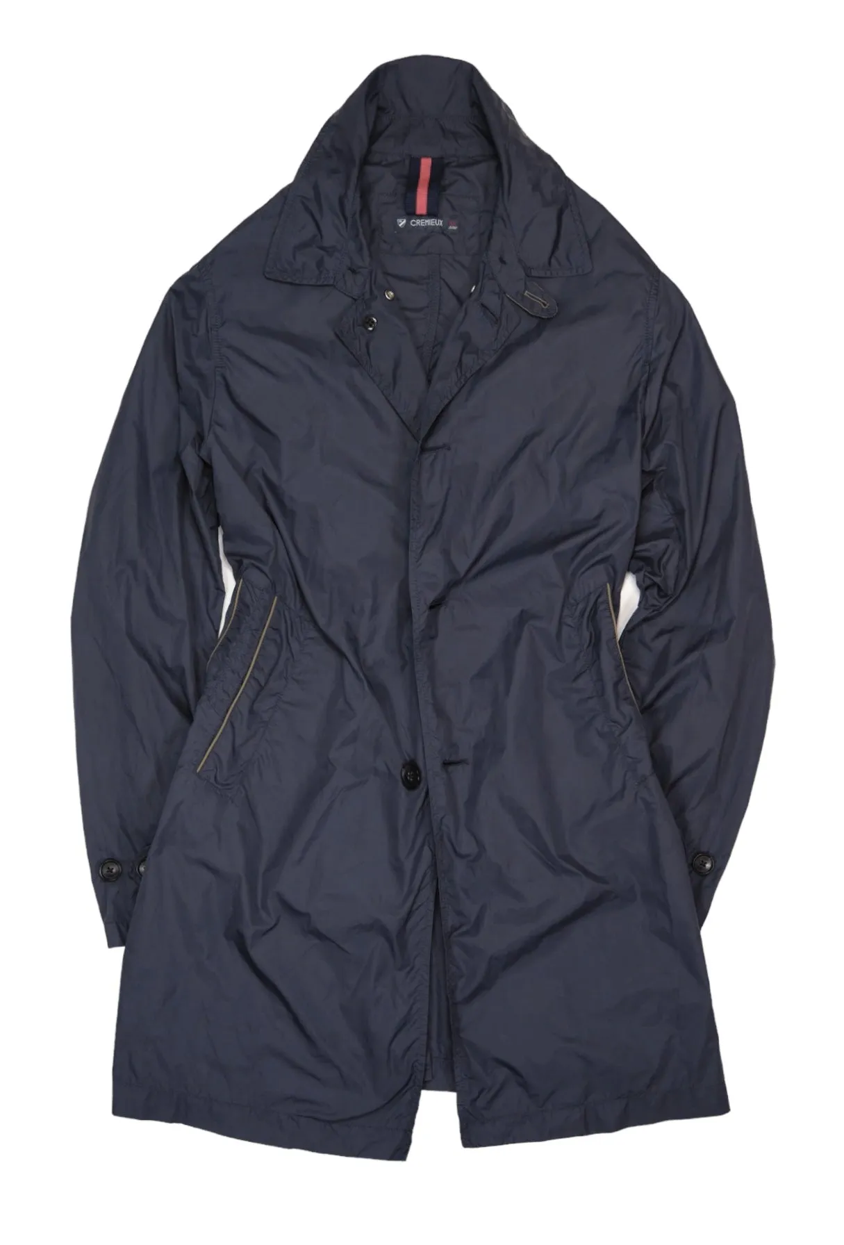Cremieux - Matte Navy Shell Car Coat XL