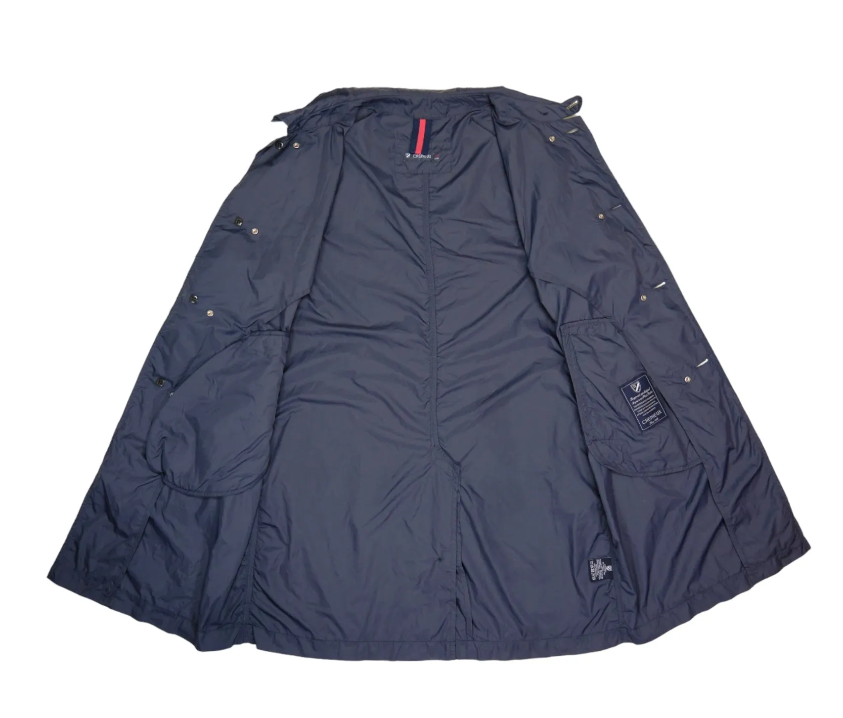 Cremieux - Matte Navy Shell Car Coat XL