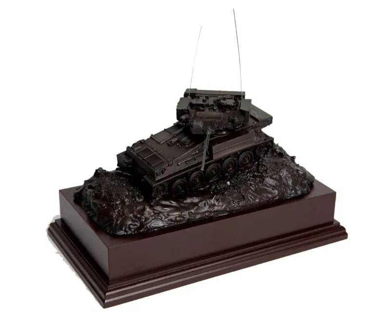 CVR (T) Scimitar FV107 Vehicle Cold Cast Bronze Military Statue 2