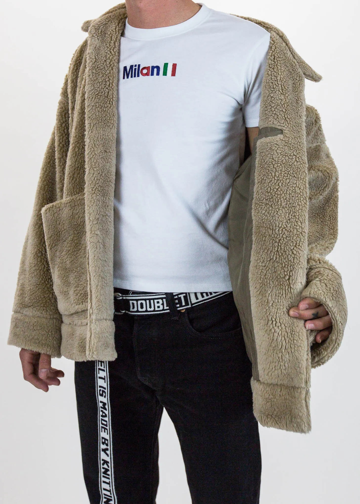 Hand Painted Fur Jacket