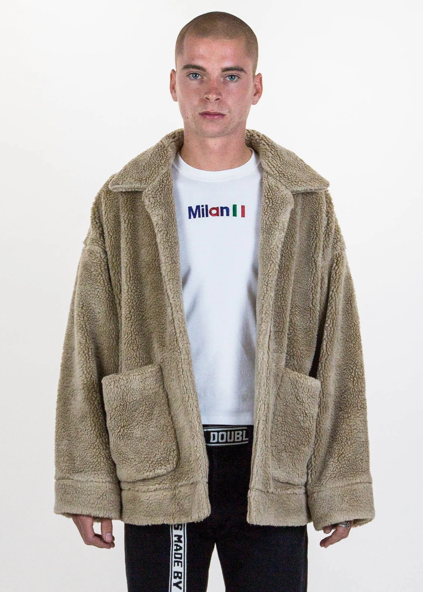 Hand Painted Fur Jacket
