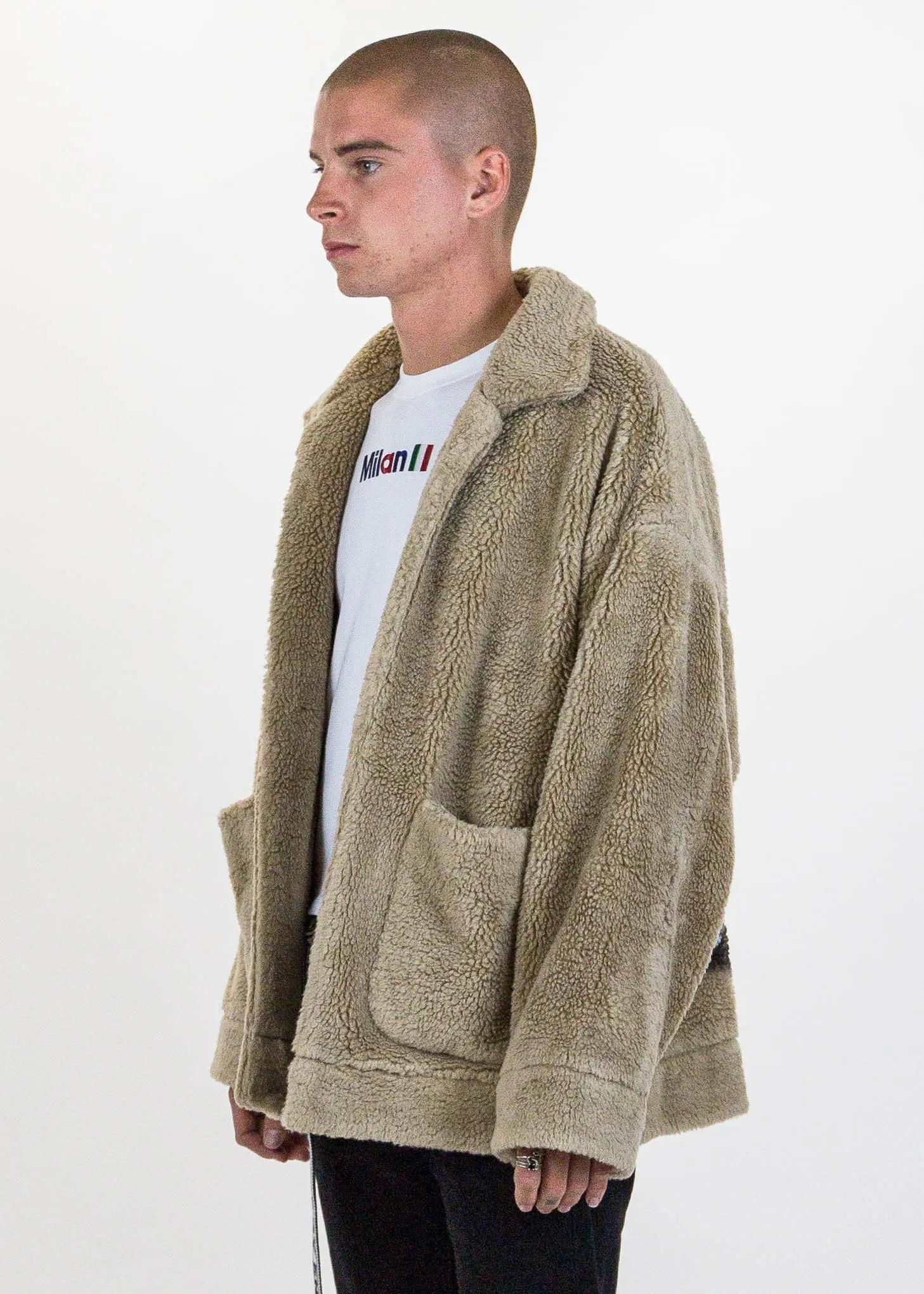 Hand Painted Fur Jacket