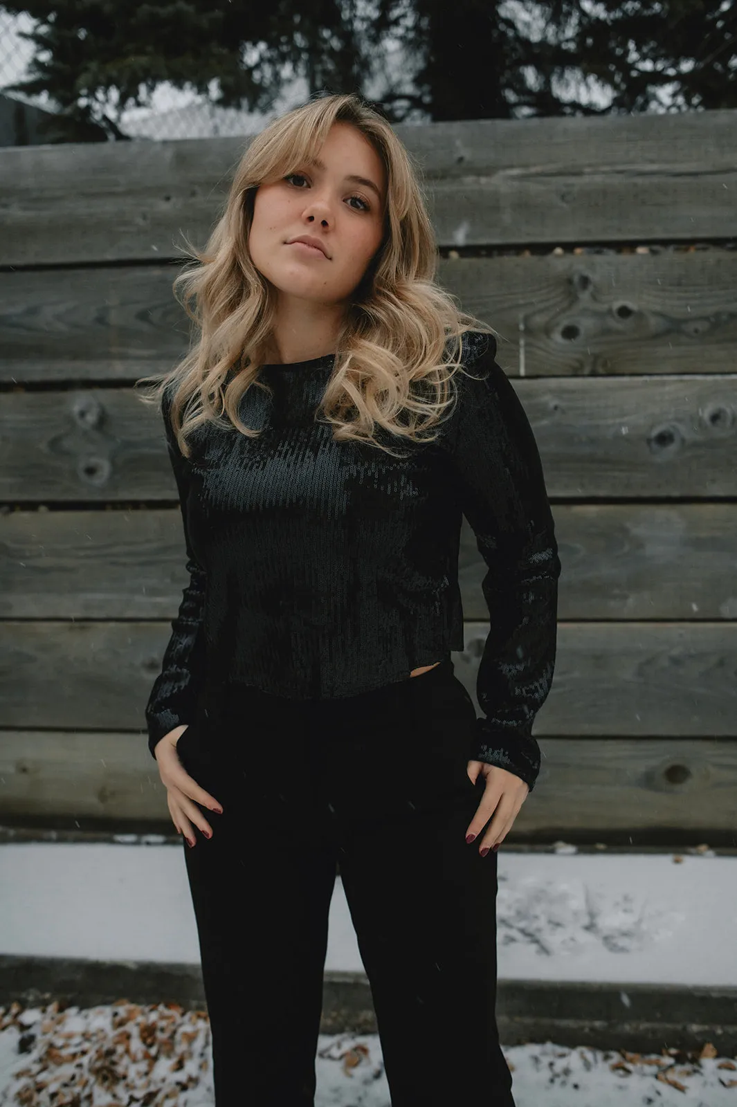 The Tessa Straight Leg Trouser - Black