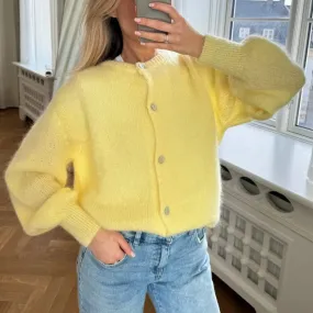 Toleet-Solid Color Cardigans Women Ladies Fashion Spring Autumn Button-Down Knitwear Jacket Coat Preppy Y2K Vintage Knitted Sweater