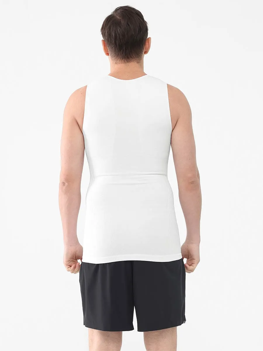 Wholesale Men Seamless Shaper Compression Tummy Control Tank Top