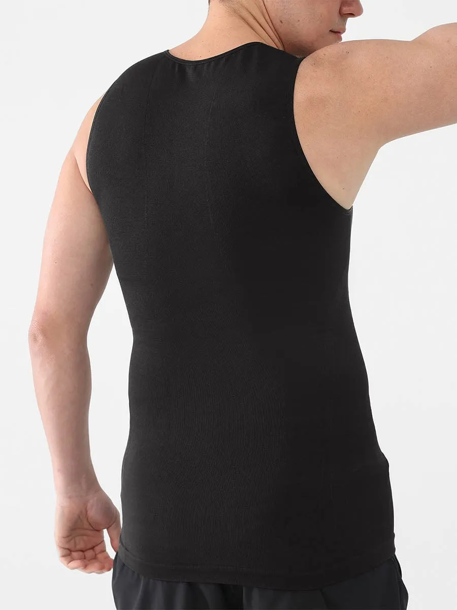 Wholesale Men Seamless Shaper Compression Tummy Control Tank Top