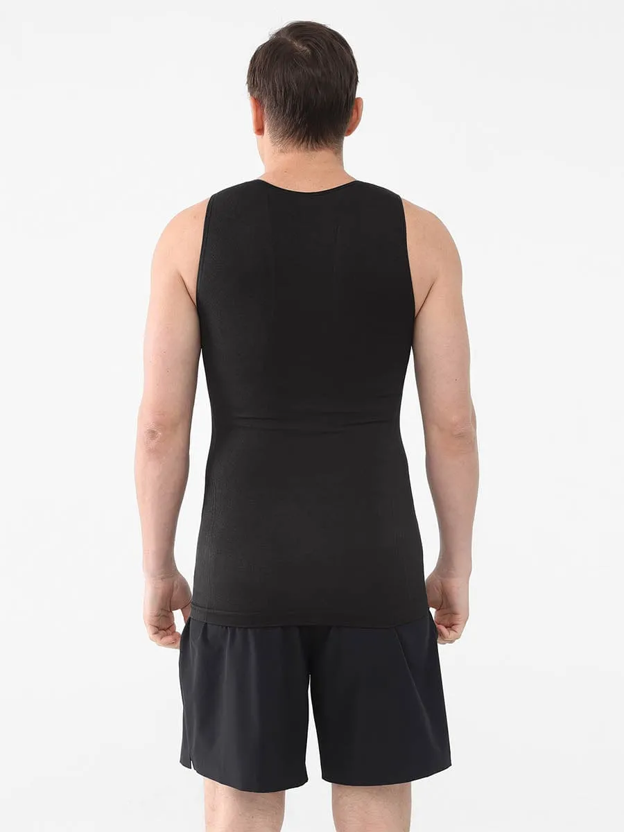 Wholesale Men Seamless Shaper Compression Tummy Control Tank Top