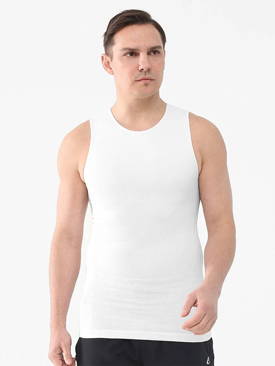 Wholesale Men Seamless Shaper Compression Tummy Control Tank Top