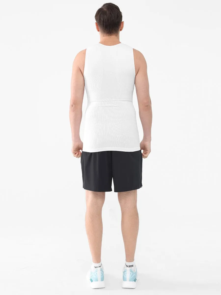 Wholesale Men Seamless Shaper Compression Tummy Control Tank Top