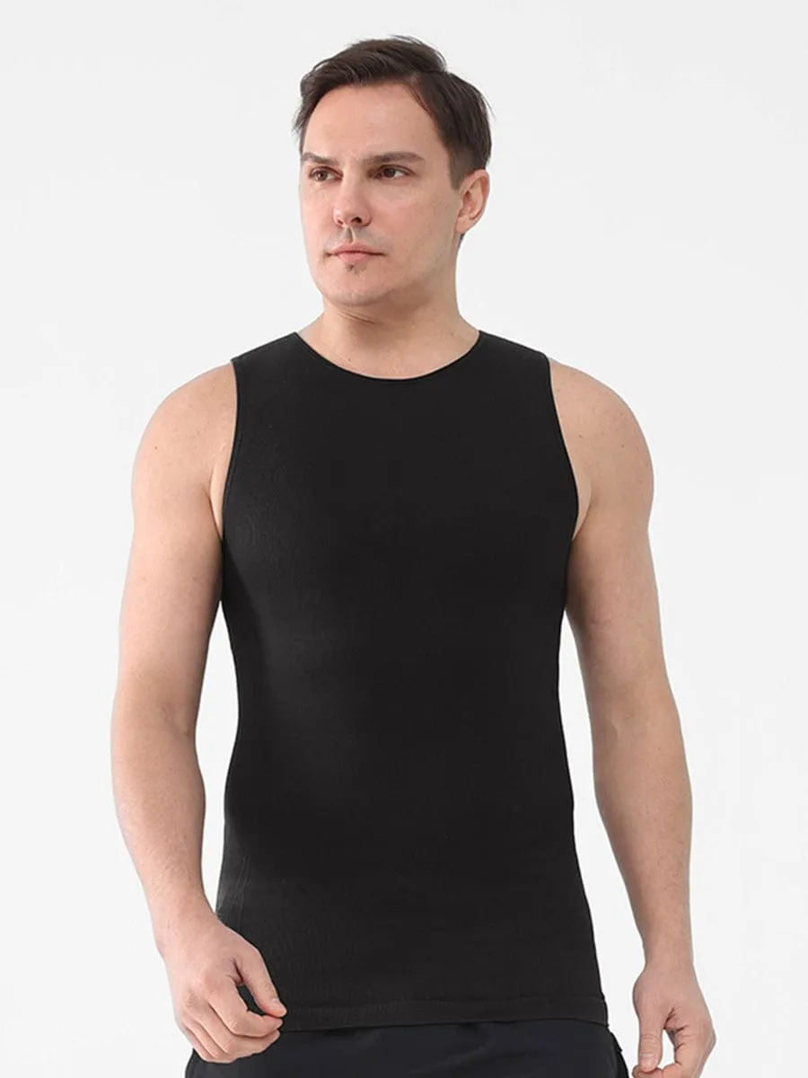 Wholesale Men Seamless Shaper Compression Tummy Control Tank Top