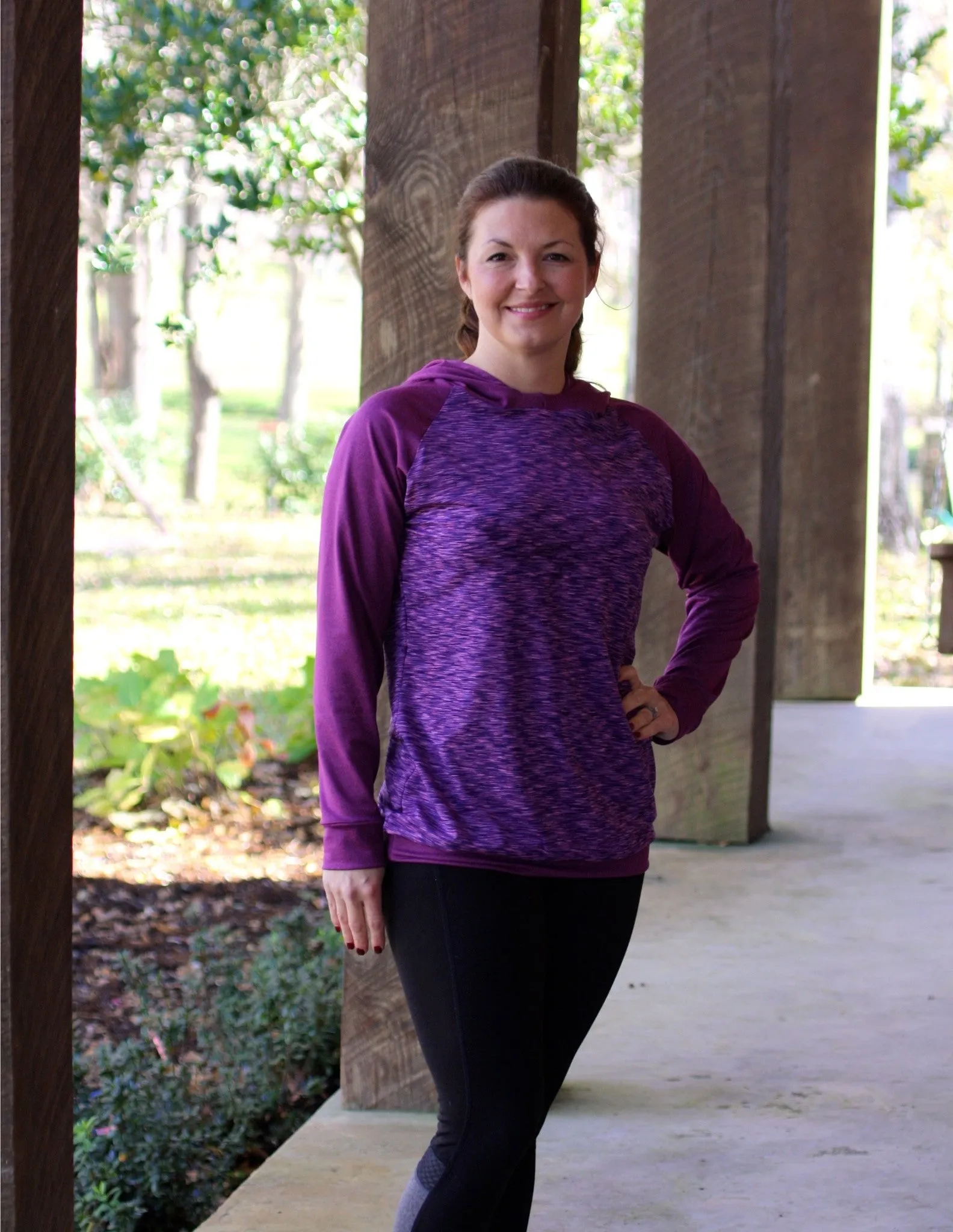 Women's Raglan Hoodie sewing pattern